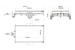 Autotransportanhänger auf Blattfedern 264x150 UNITRAILER GARDEN 265/R KIPP mit Gitterwänden, H-800 Rahmen und grauer Plane