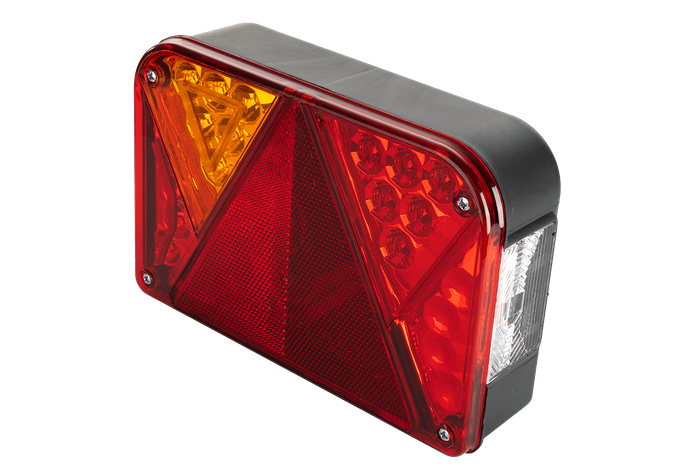 Rückleuchten-set: DOBPLAST DPT35 LED-Rückleuchten + FRISTOM FT-009 LED-Seitenmarkierungsleuchten + MANTES 4,5 m 7-poliger Kabelbaum