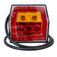FRISTOM FT-122 LED-Rückleuchte, 3 funktionen, universal
