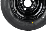 Verstärktes Rad für Anhänger LINGLONG REIFEN 195/55 R10C 98/96N UNITRAILER FELGE schwarz 6Jx10"H2 5x112 ET:-4