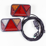 FRISTOM LED Rückleuchten + MANTES Kabelbaum 4,1m 7-PIN