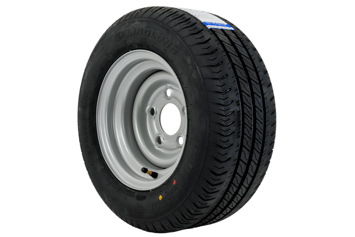 Verstärktes Anhängerrad - LINGLONG Reifen 195/55 R10C 98/96N - UNITRAILER Felge 6Jx10 „H2 5x112 ET:-4