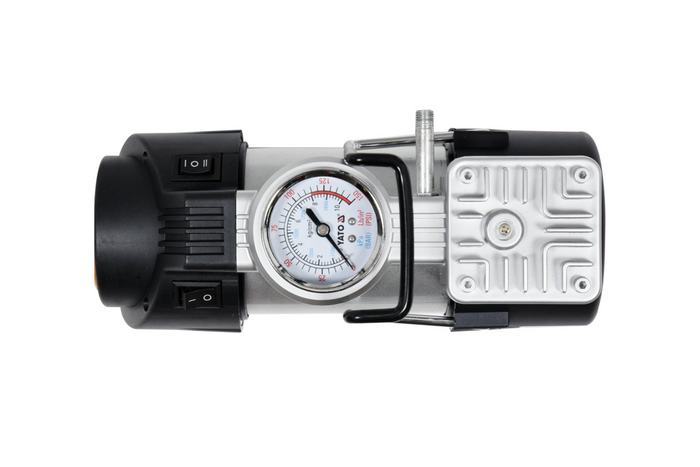 YATO YT-73460 Luftkompressor mit LED-Lampe 12V 180W