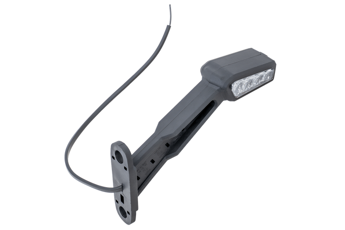 FRISTOM FT-146 LED Umrissleuchte, links, auf einem Gummiarm