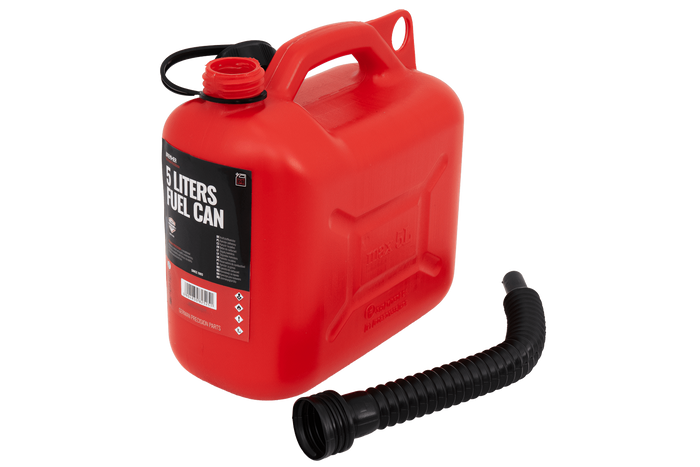 5-Liter-HERMON-Kunststoffkanister mit Trichter, rot