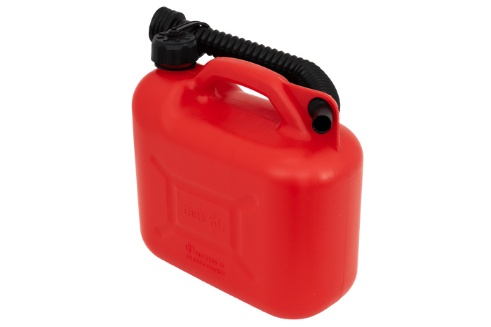 5-Liter-HERMON-Kunststoffkanister mit Trichter, rot
