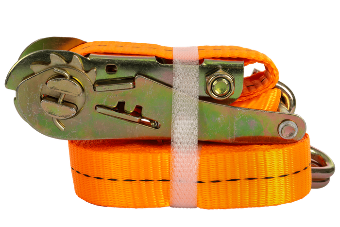 UNITRAILER 6 m/25 mm/1 t oranges Transportband mit Spanner