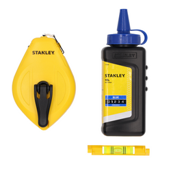 STANLEY STHT47113-0 Markierungsset, Schnur + Kreide + Wasserwaage