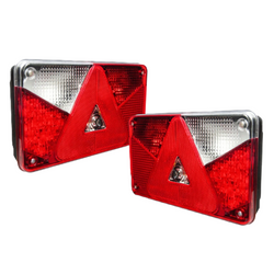 ASPÖCK MULTIPOINT III Rückleuchten, Bajonettanschluss 8-PIN, 7 Funktionen, links + rechts